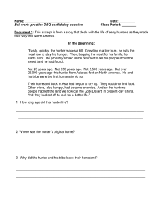 Bell work- practice document question- early humans