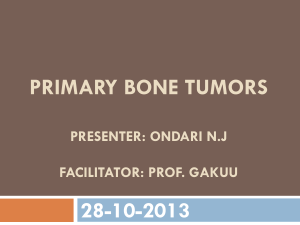 Primary bone tumors 0