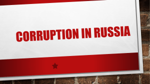 Corruption in Russia