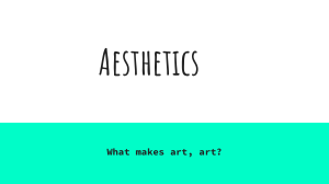 Aesthetics  Andy Warhol