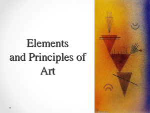 Elements and Principles of Art
