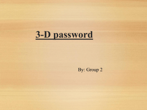 3D-Password