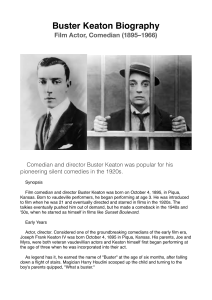 Buster Keaton Biography