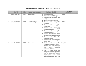 Lembar Rekapitulasi (Contoh)