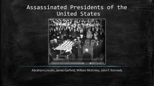 Assassinated Presidents of the US