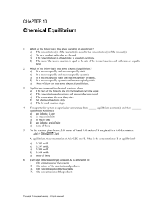 Chapter 13 Test 2014
