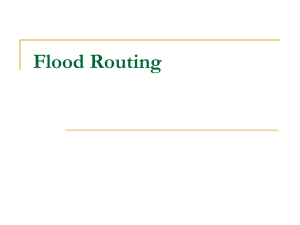 Flood Routing