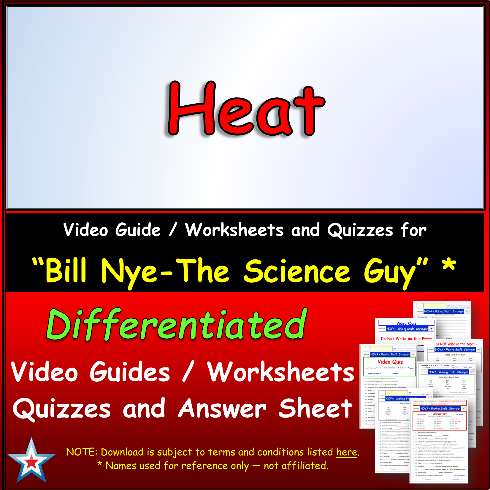 Bill Nye Video Guide Heat 