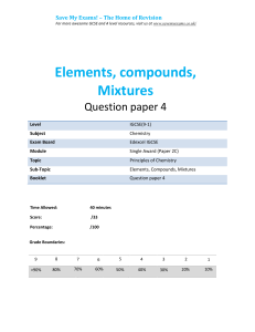 2.4- elements  compounds  mixtures  2c  - edexcel igcse 9-1  chemistry qp