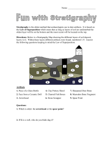 Fun with Stratigraphy Worksheet