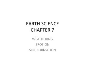 ch. 7-weathering, erosion, and soil (student)