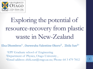 resource recovery from waste plastics 