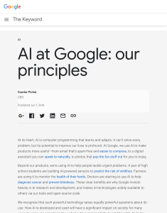 AI at Google: our principles