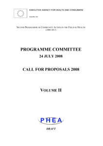 Calls for proposals 2008 guide