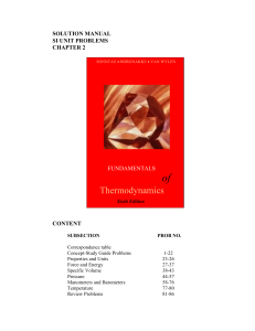 Solutions Manual Fundamentals of Thermo
