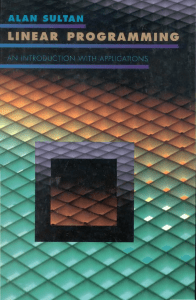 A. Sultan-Linear Programming  An Introduction with Applications-Academic Press (1993)