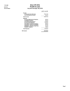 Income statement