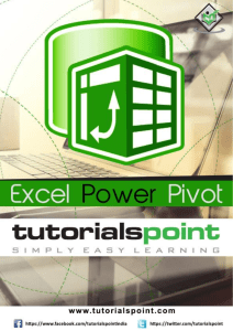 excel power pivot tutorial
