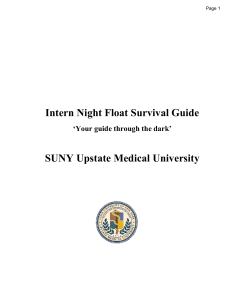 night float survival guide