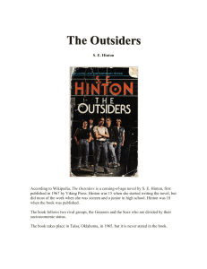 the-outsiders se hinton