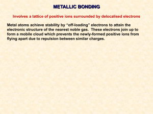 2. Notes - Metallic bonding