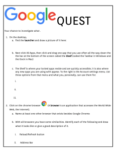 Google Quest - Intro to Google