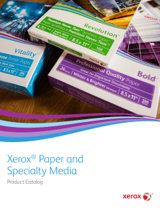 Xerox ProductCatalog 050515