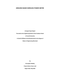 ARDUINO BASED WIRELESS POWER METER