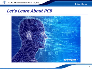 Lets Learn About PCB