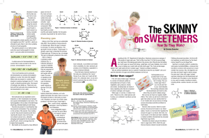 the skinny on sweeteners