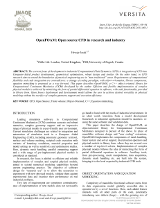 [International Journal of Naval Architecture and Ocean Engineering] OpenFOAM- Open source CFD in research and industry