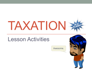 Taxation Activities 1
