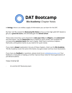 [2018] DAT Bootcamp Biology Notes (1)