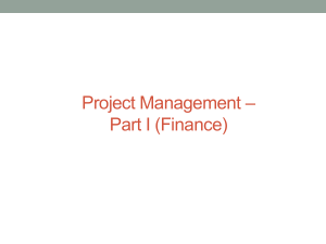 Project Management introduction