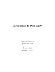 Grinstead C.M., Snell J.L. - Introduction to probability (1999)