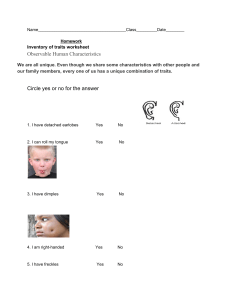 Inventory of traits worksheet (1)