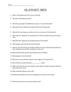 12 Angry Men questions
