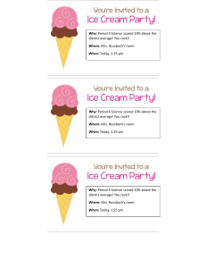 ice cream party pass