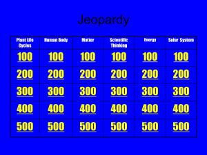 Jeopardy V 2018