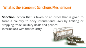 Economic Sanctions  (1)