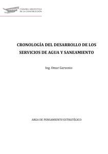 5 Cronologia del desarrollo de los Servicios de Agua y Saneamiento-Econo