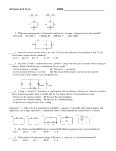 AP Physics 2 Compilation of circuits problems