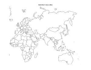 WWII Axis vs Allies MAP