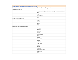 Linux Projects - Linux Projects by LinuxTrainingAcademy.com