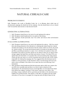 Natural Cereals Case