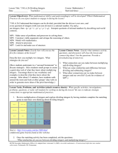 7 ns a 2b lesson dividing integers