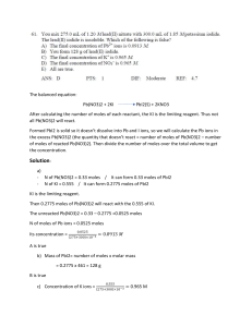 Chemistry problem