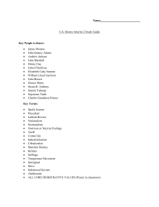 US History I 2 Review