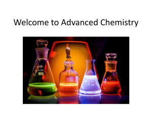 ADv chemistry chapter 1