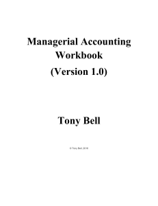managerial accounting workbook version 1
